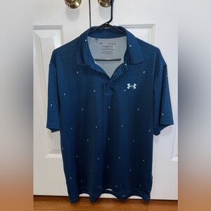 Under Armour Men's Blue Playoff Polo Shirt